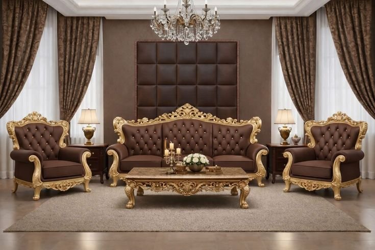 Kursi Tamu Ganesha Ukir Jati Solid